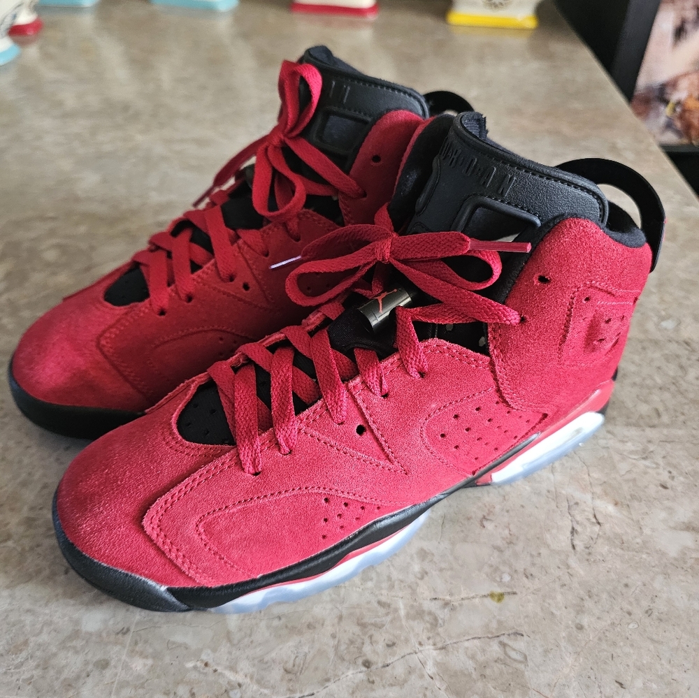 Nike air Jordan 6 Retro "Toro Bravo" ps #384665-600 Youth size 7Y no box